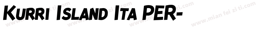 Kurri Island Ita PER字体转换